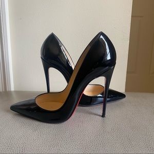 Christian Louboutin So Kate Black Patent Stiletto